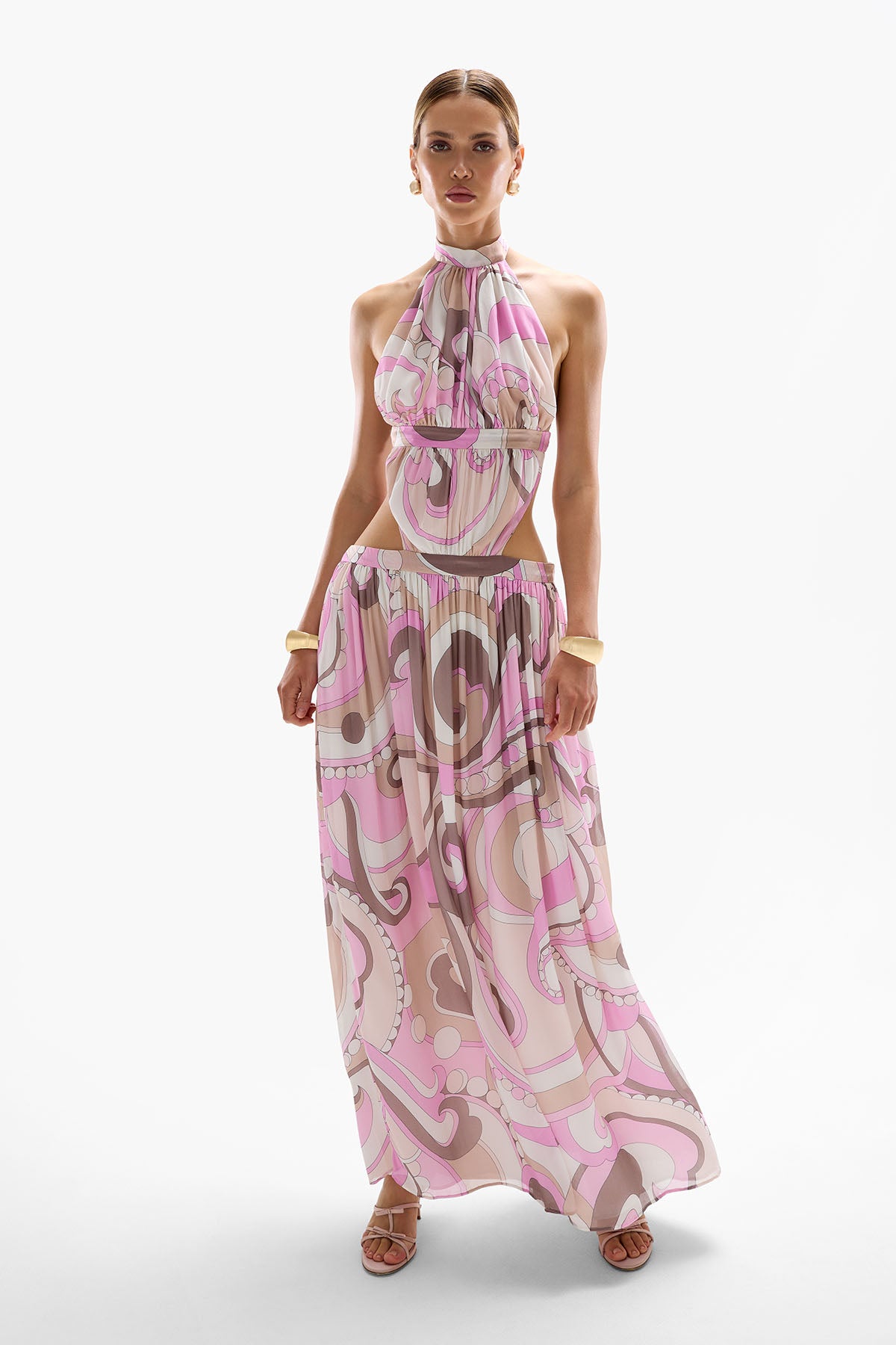 'Rosette' Maxi Dress - Antibes