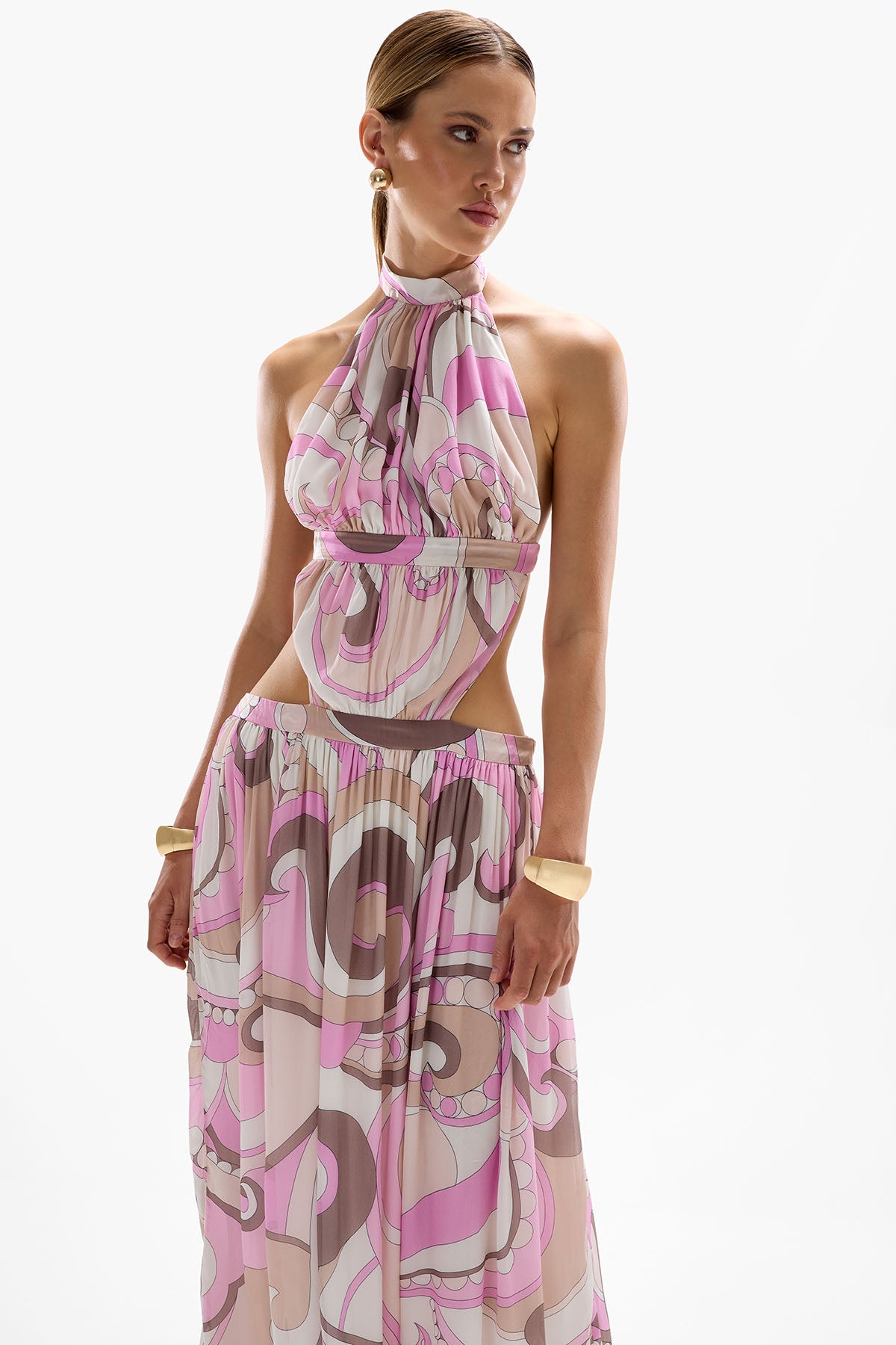 'Rosette' Maxi Dress - Antibes