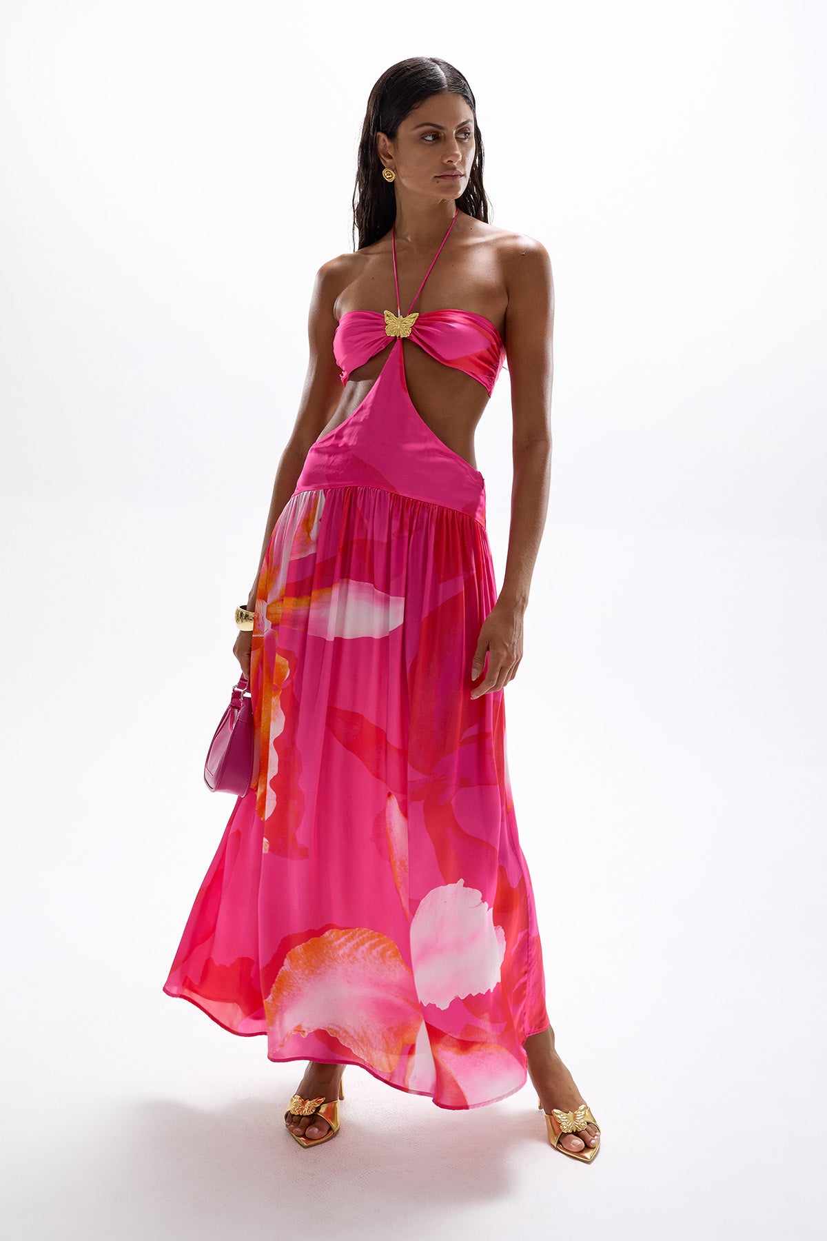 Mila' Butterfly Maxi Dress - Wildflower
