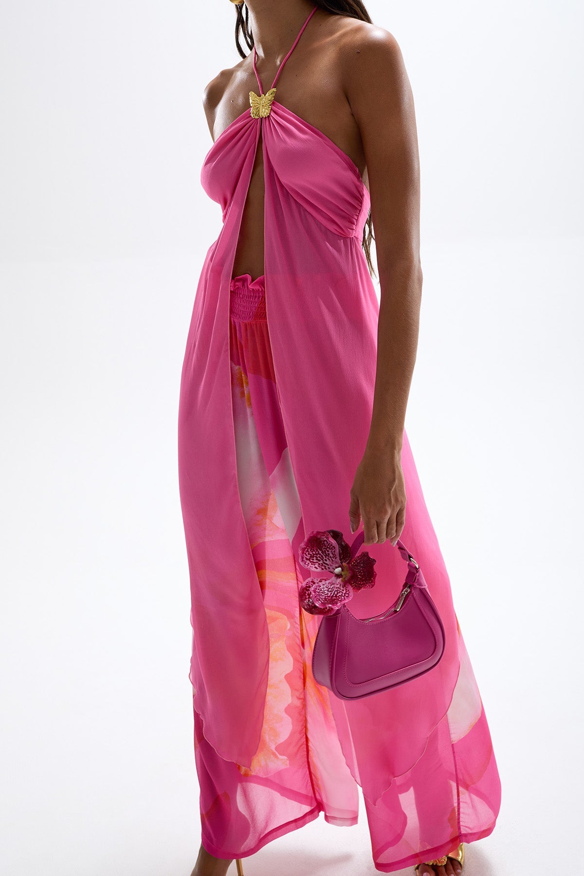 Coral' Drape Top - Barbie