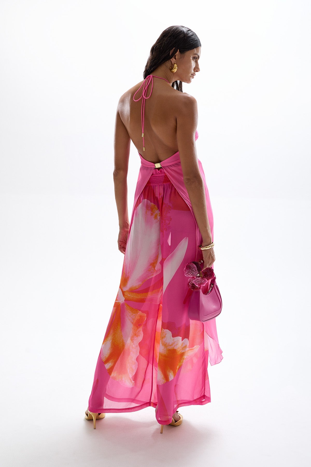Coral' Drape Top - Barbie
