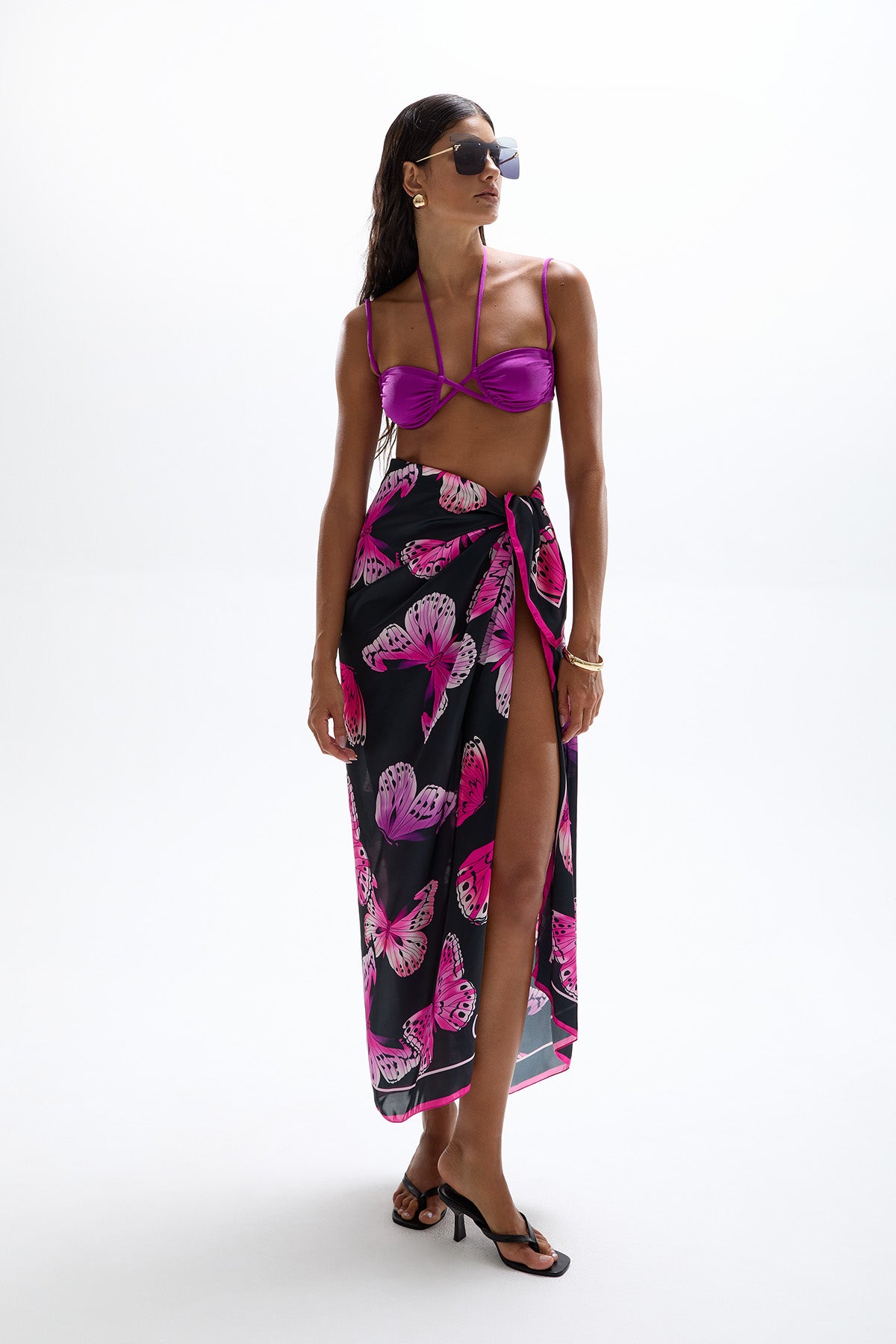 'Riot' Bikini Top - Iris