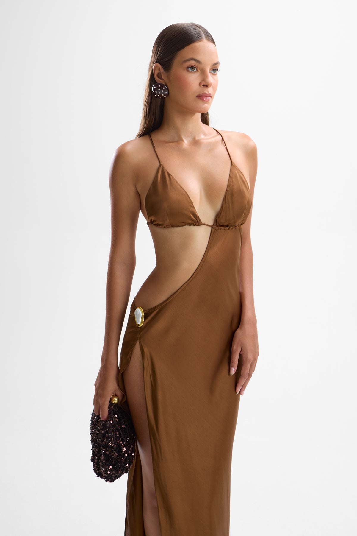 Villa Moonstone Dress - Mocha