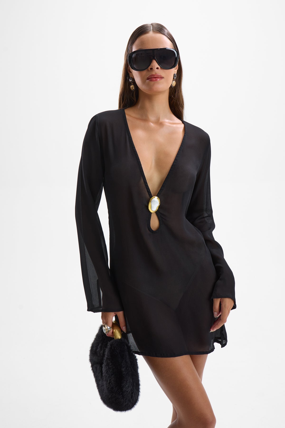 Lulu Moonstone Dress - Black