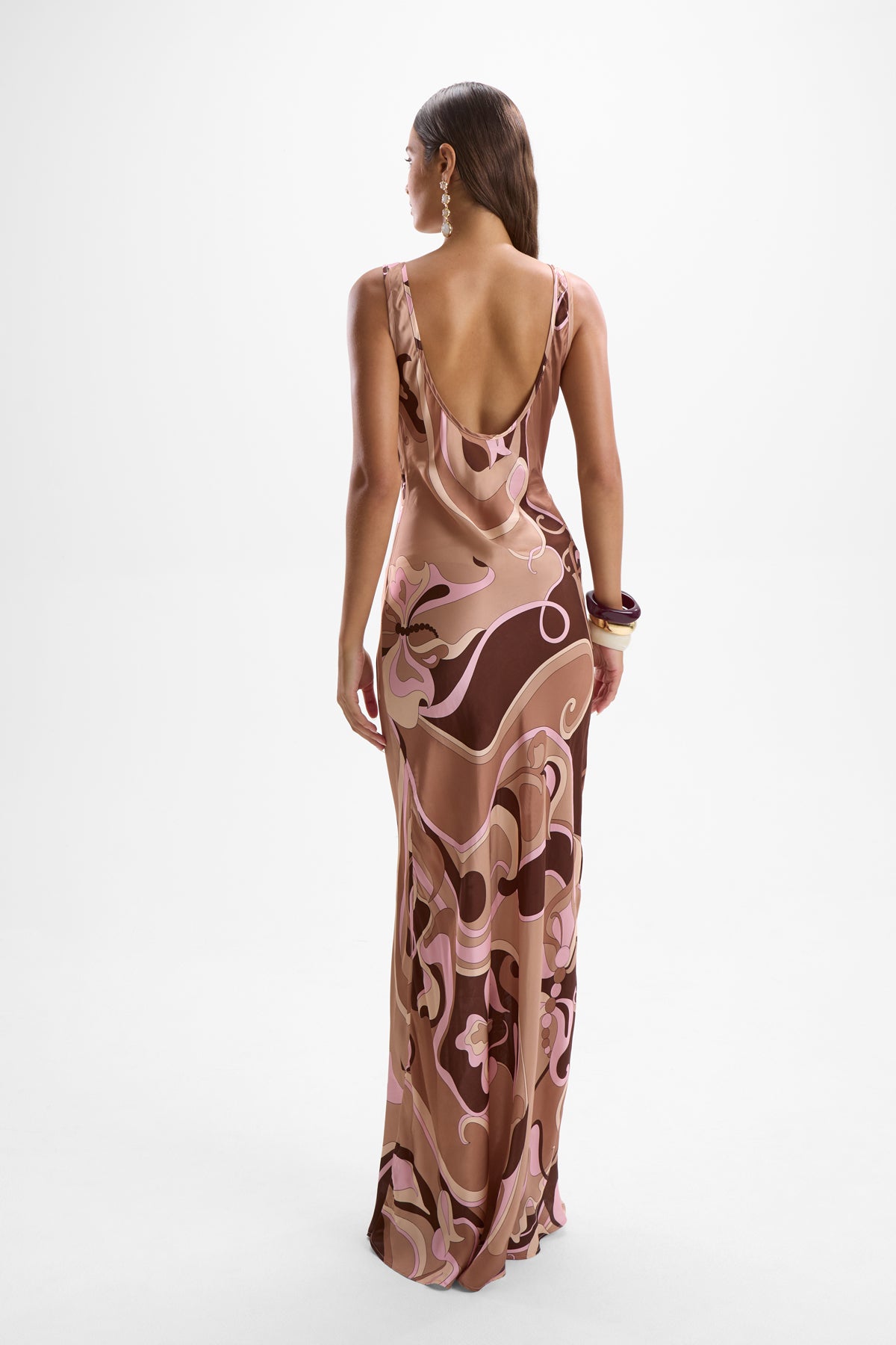Devon Slip Dress - Deco Mocha