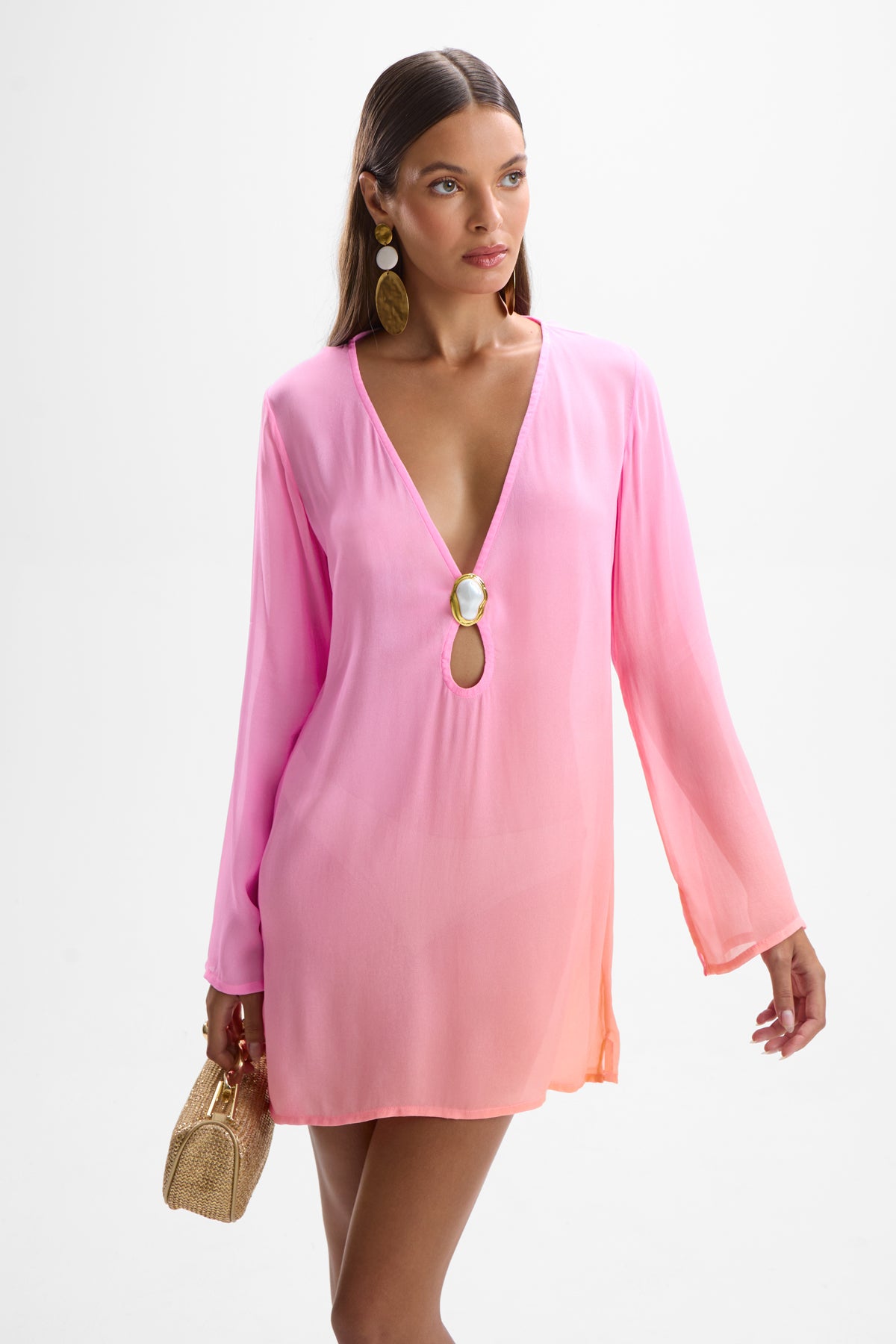 Lulu Moonstone Dress - Sorbet