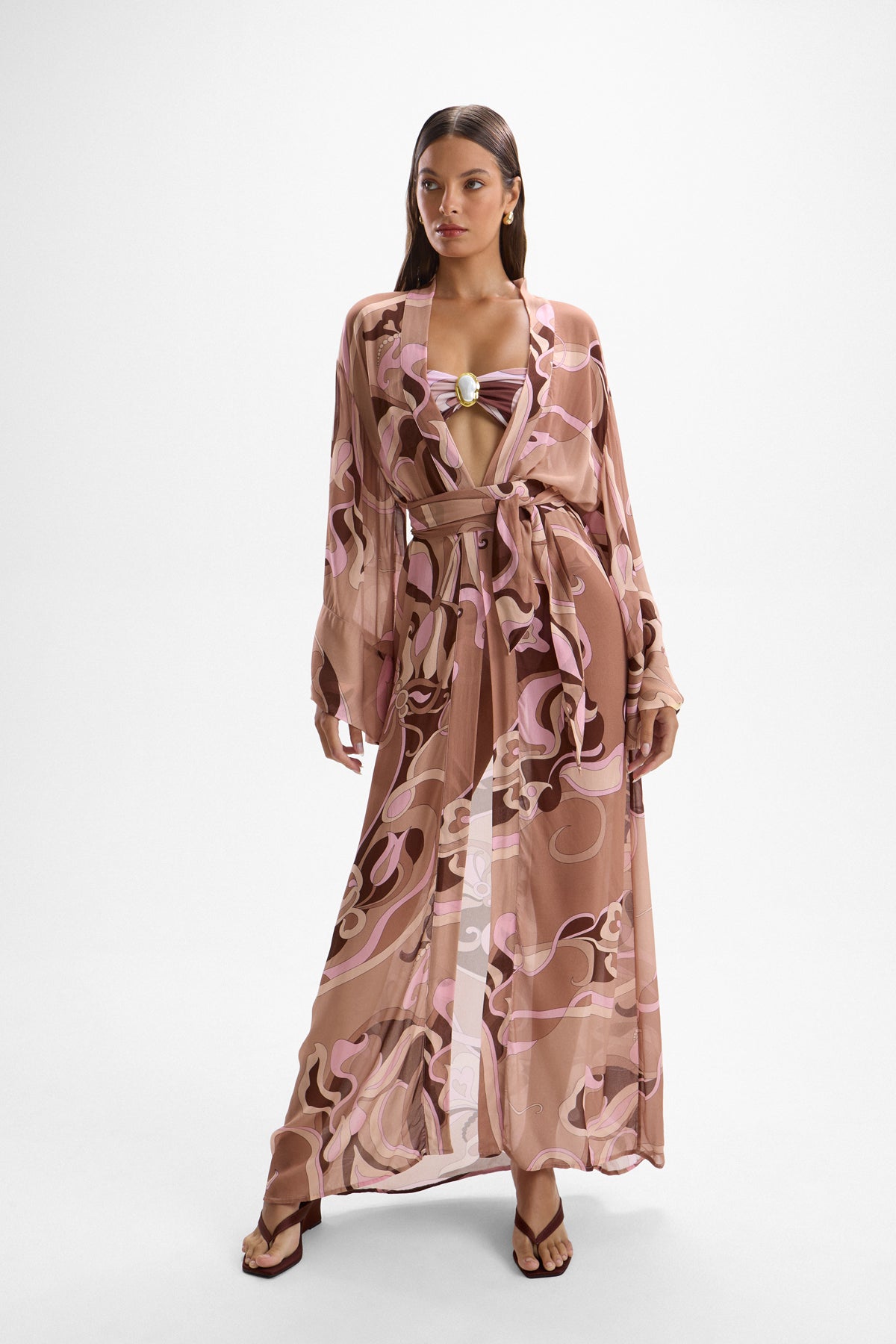 Fortune Robe - Deco Mocha