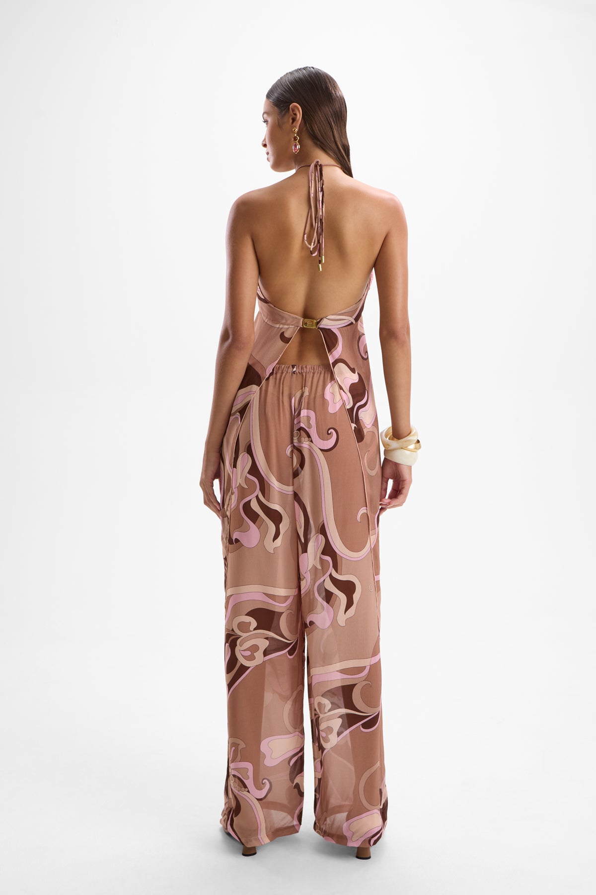 Coral Moonstone Drape Top - Deco Mocha