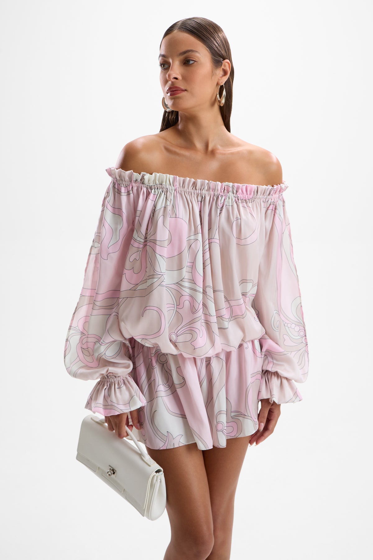Chloe Mini Dress - Deco Pink