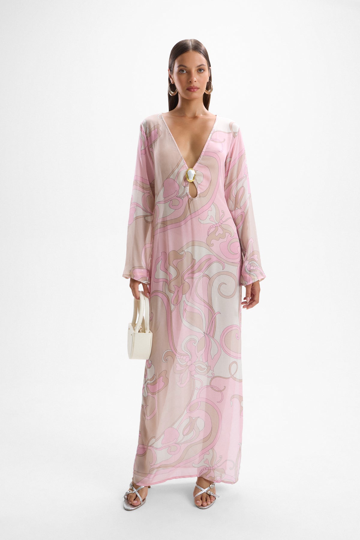 Hotline Moonstone Dress - Deco Pink