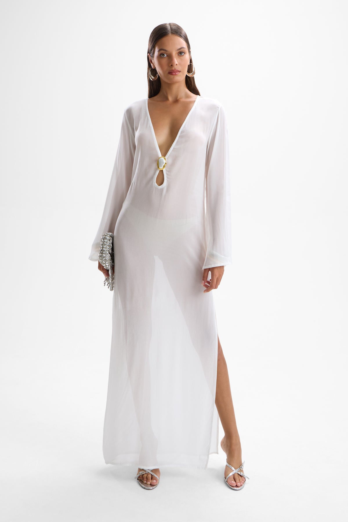 Hotline Moonstone Dress - Pearl