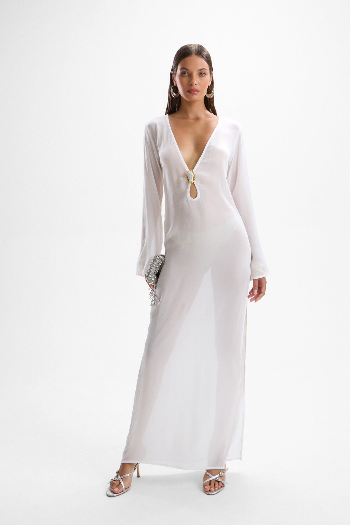 Hotline Moonstone Dress - Pearl