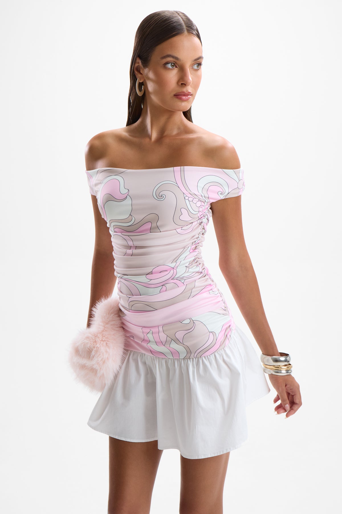 Sophia Mini Dress - Deco Pink