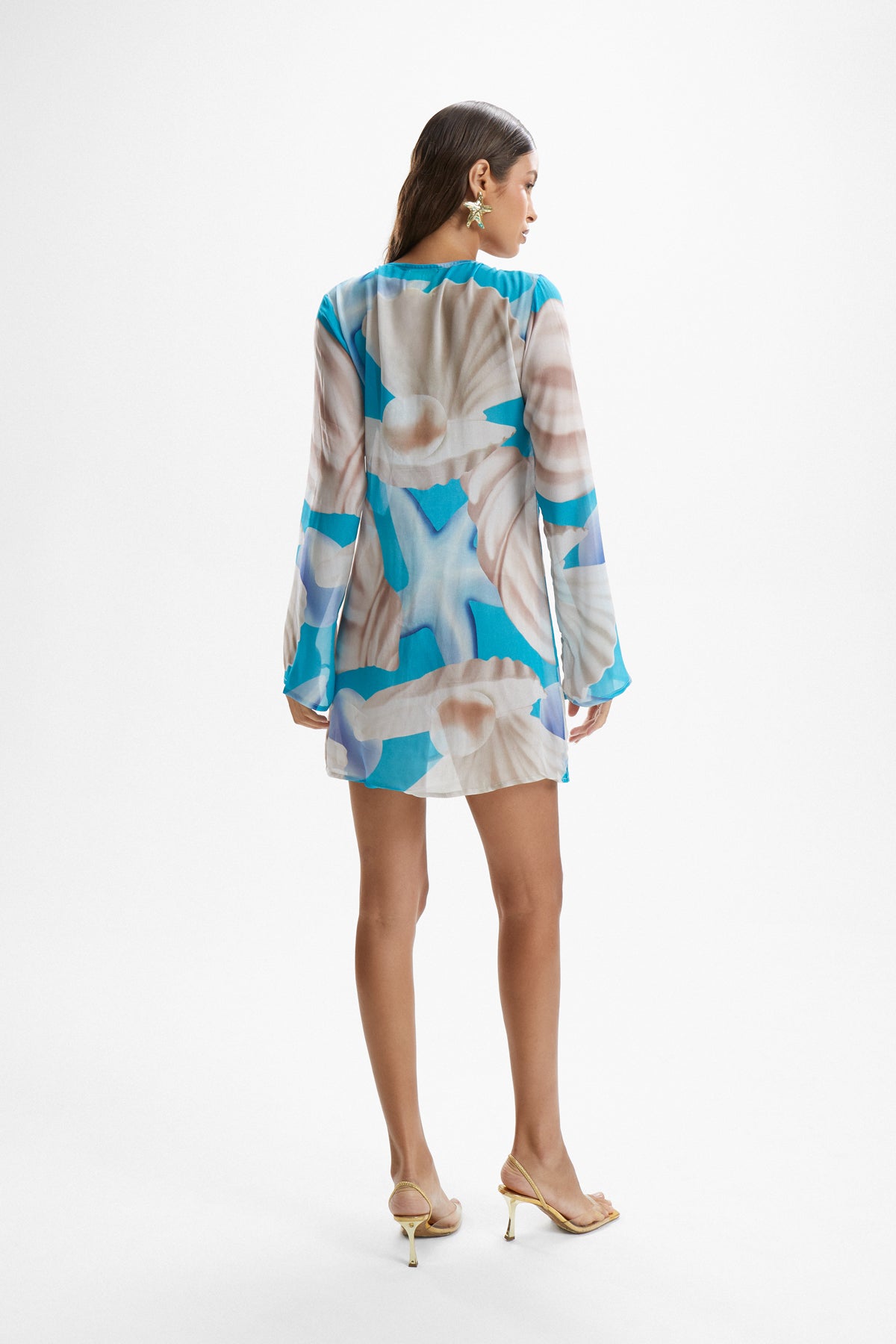 Lulu' Seastar Dress - Tahiti Blue