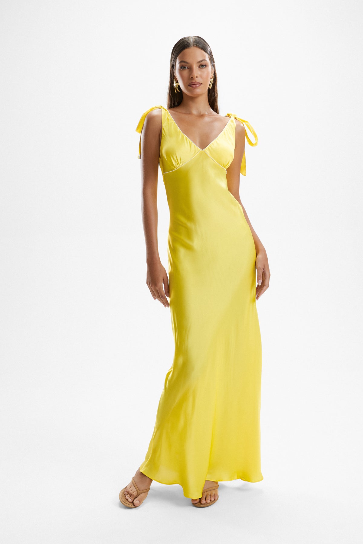 Maison Bow Dress - Lemonade