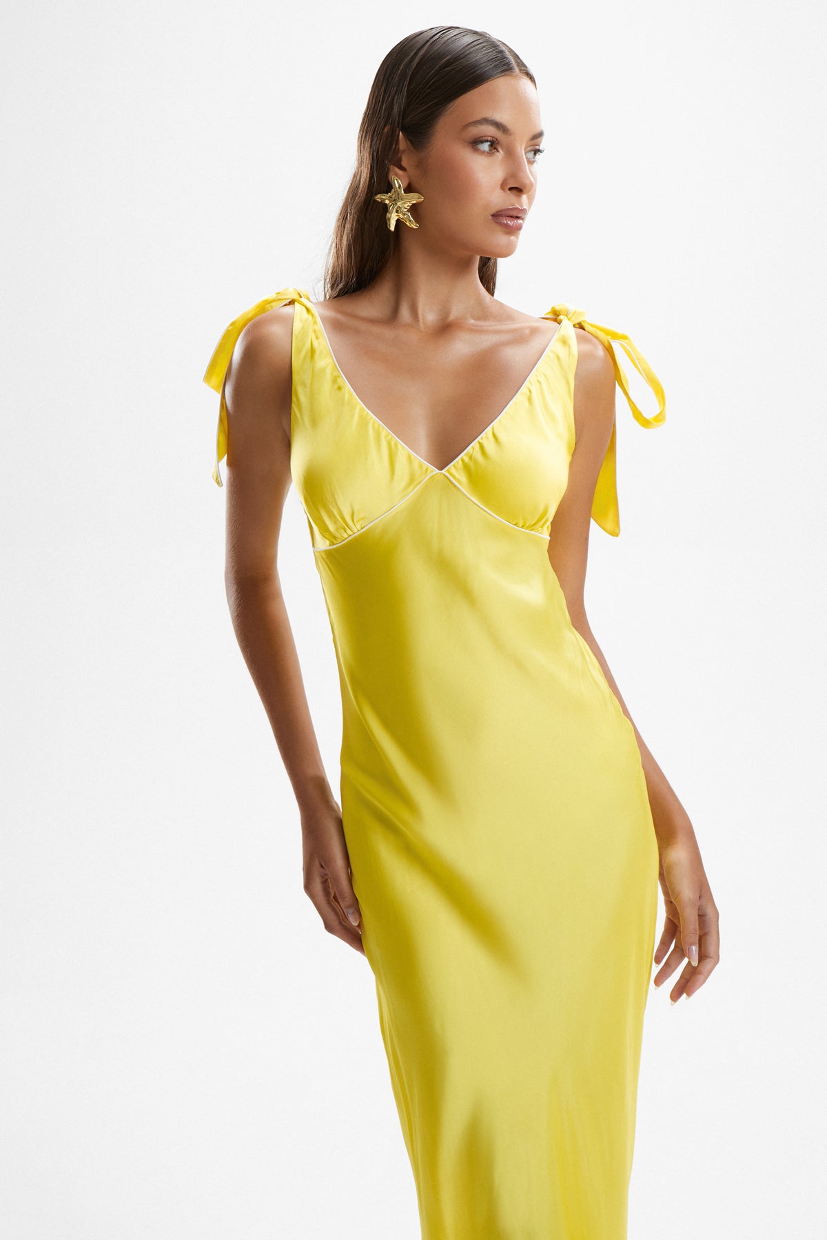 Maison Bow Dress - Lemonade