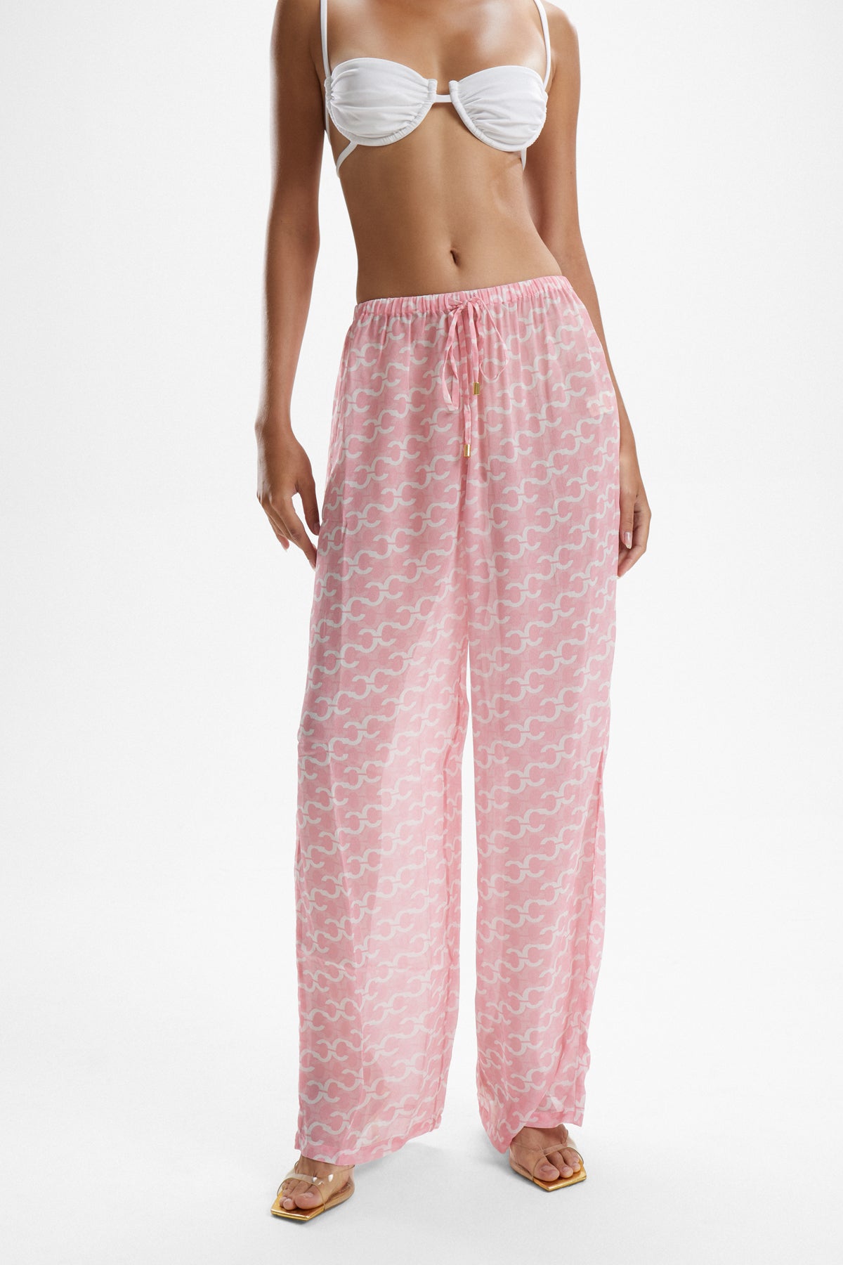 Oasis' Pants - Logomania Pink