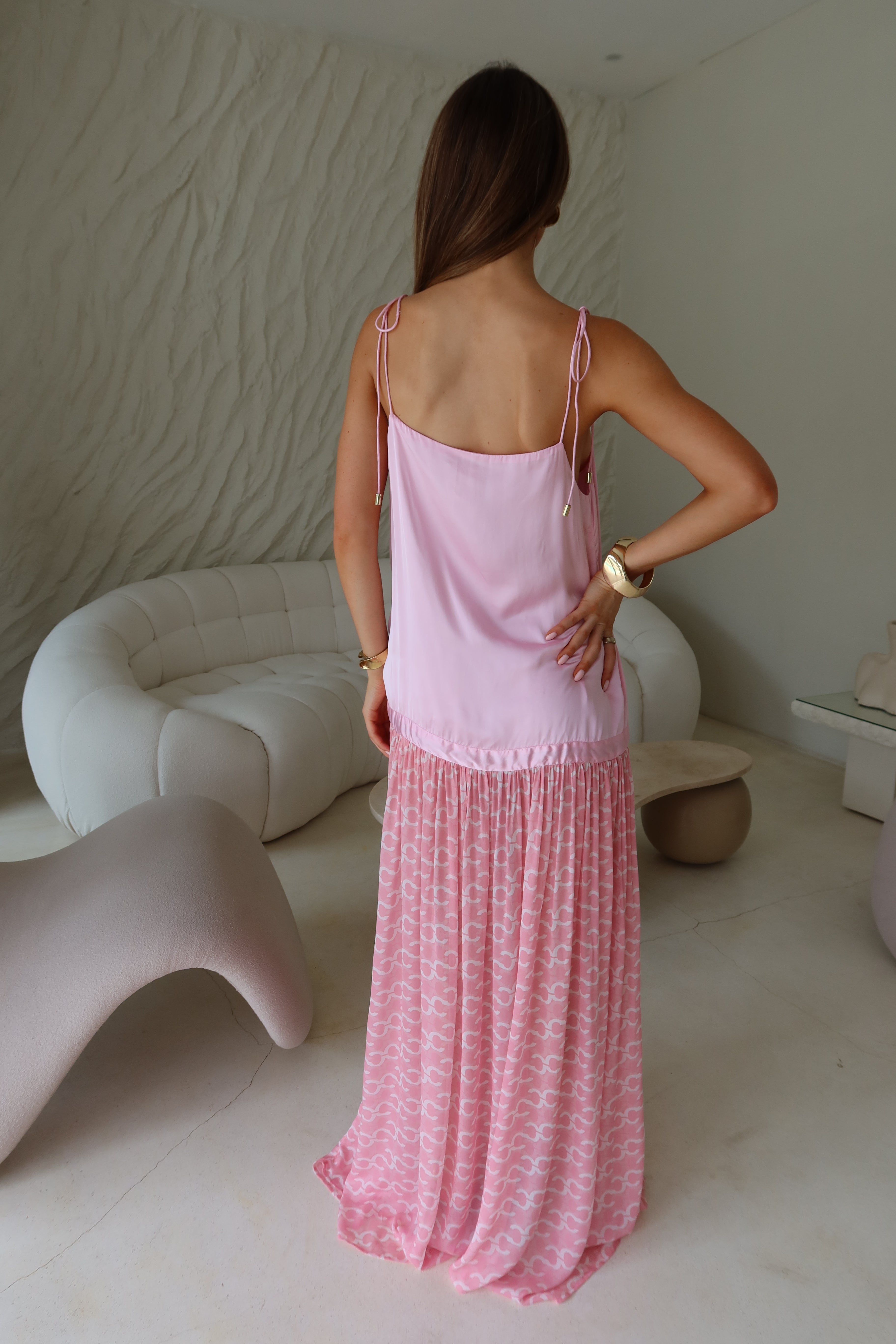 Deco Dress - Logomania Pink