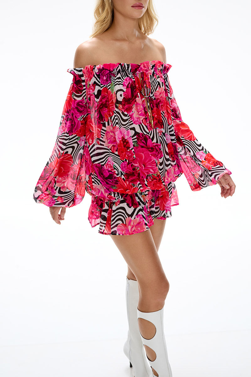 'Gypset' Dress - Flamenco Stripe