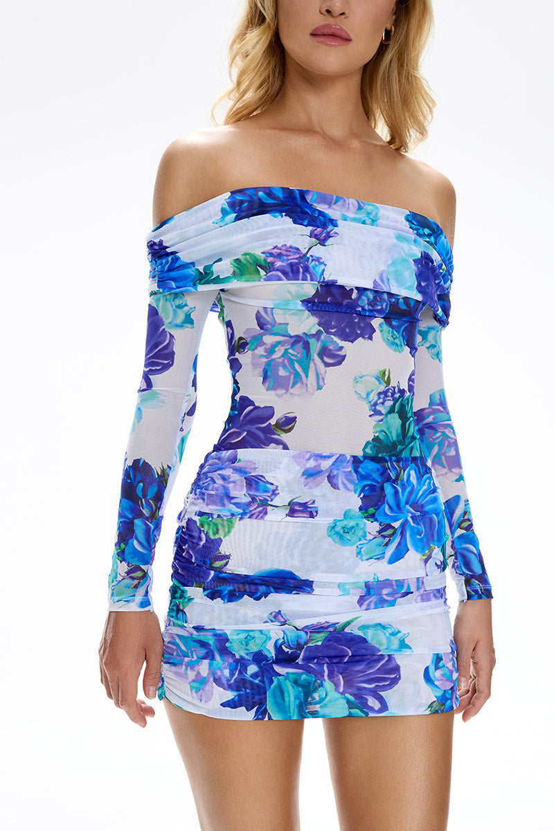 'Loop' Top - Flamenco Blue