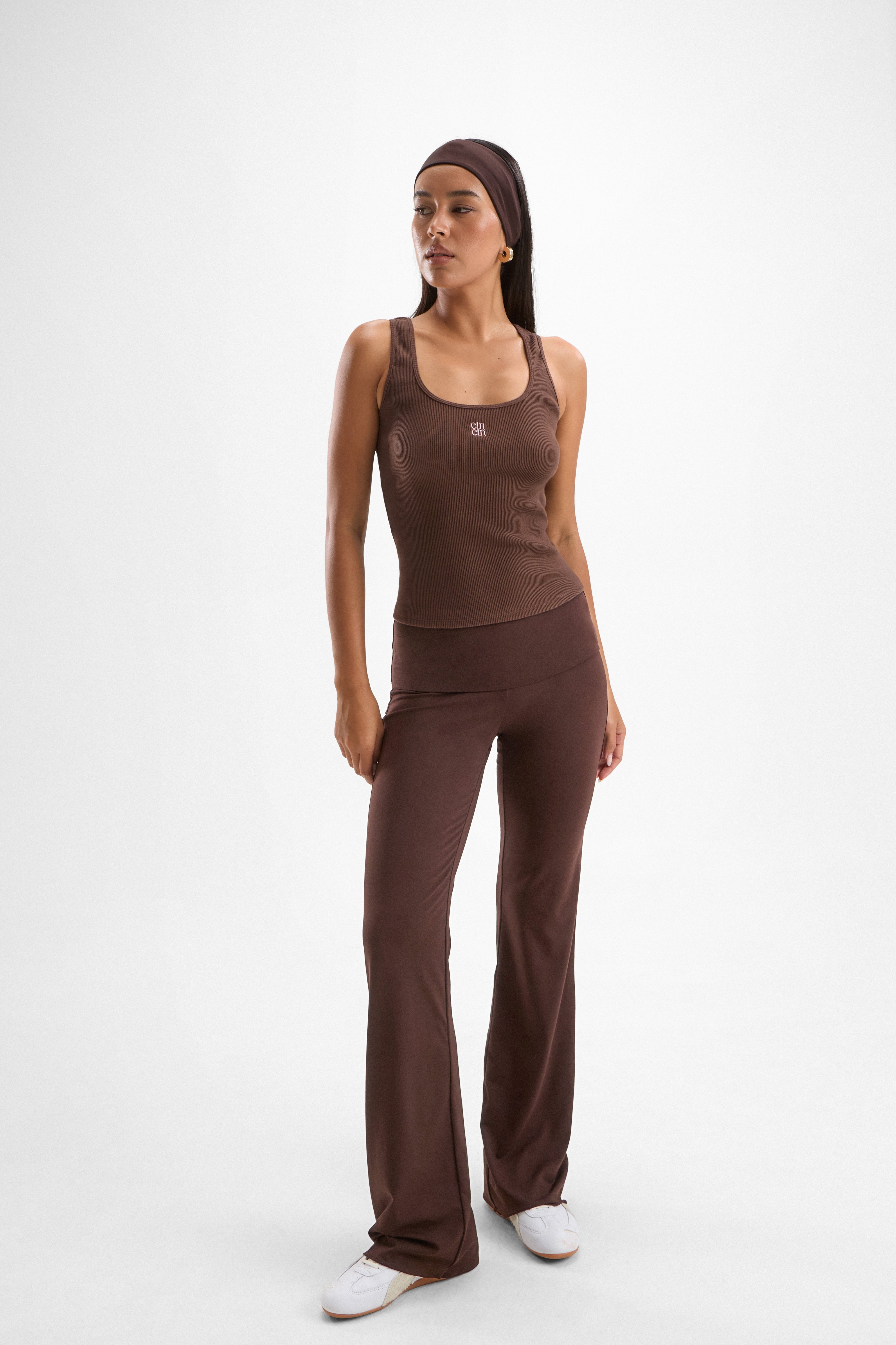 Arrow Rib Tank - Cocoa