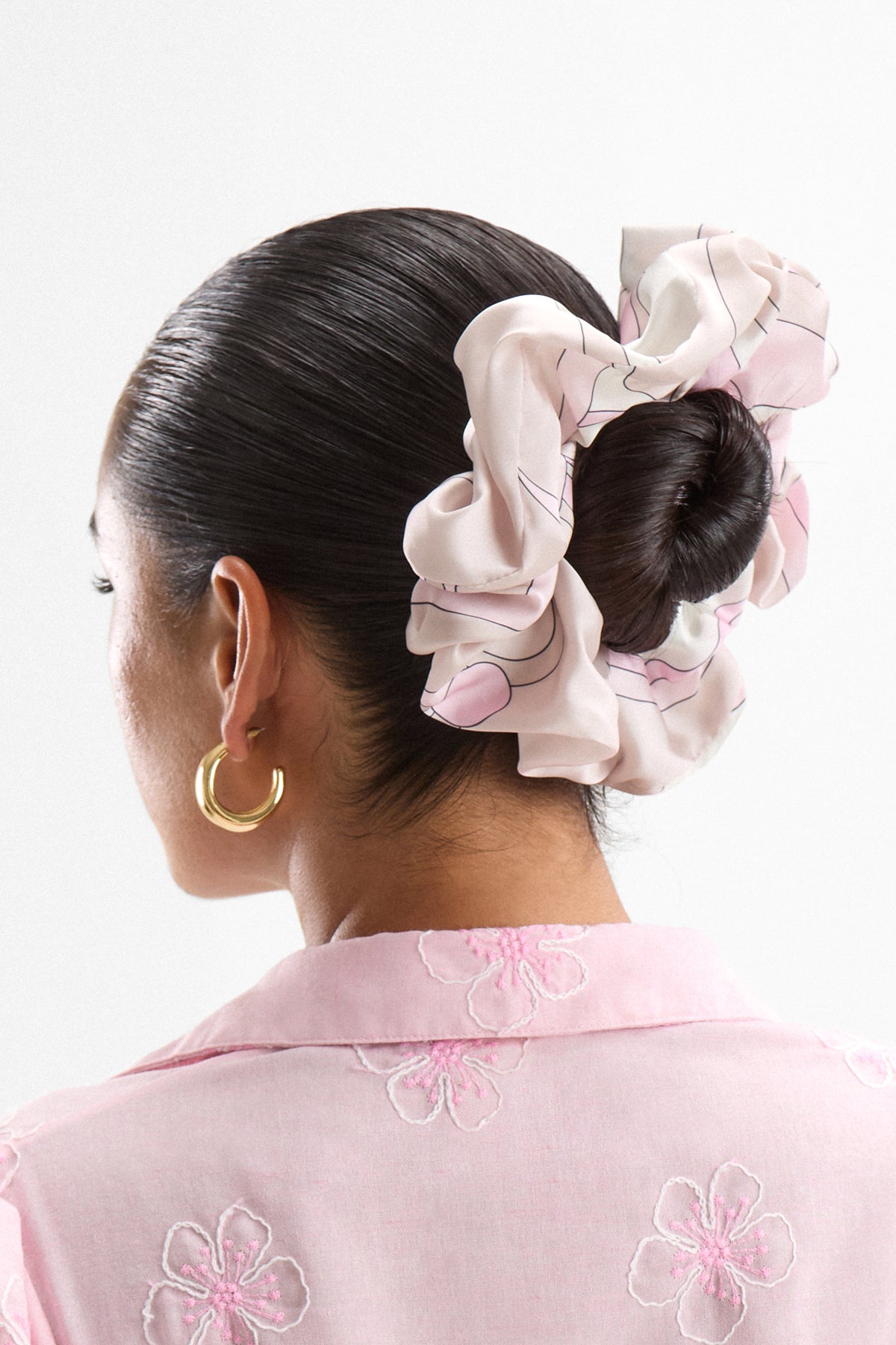 Silky Scrunchie - Deco Pink