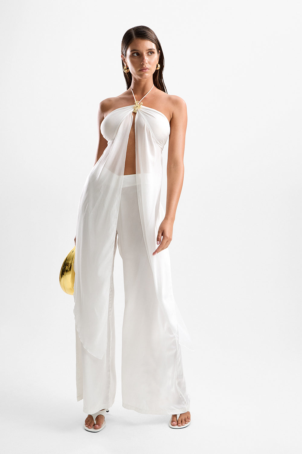 'Arena' Long Pants - Pearl
