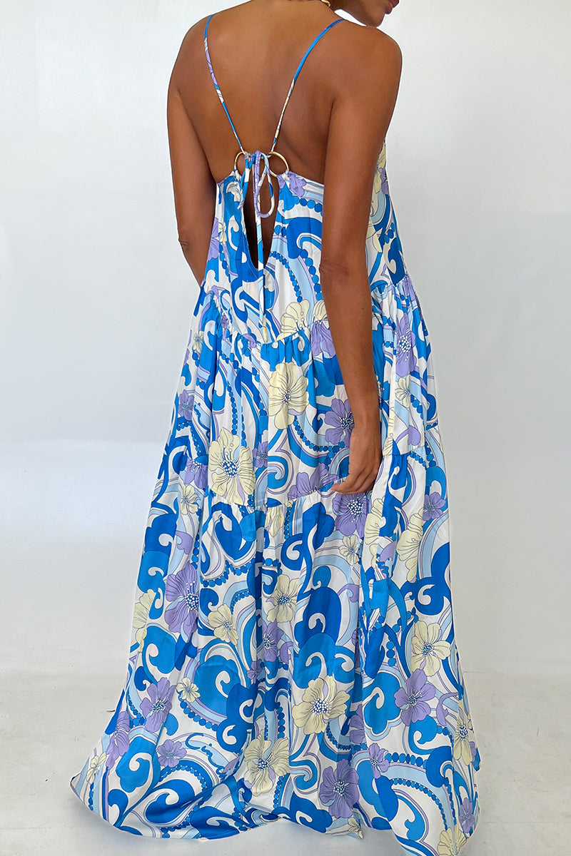 'Anemone' Dress - Ocean - Sample Sale
