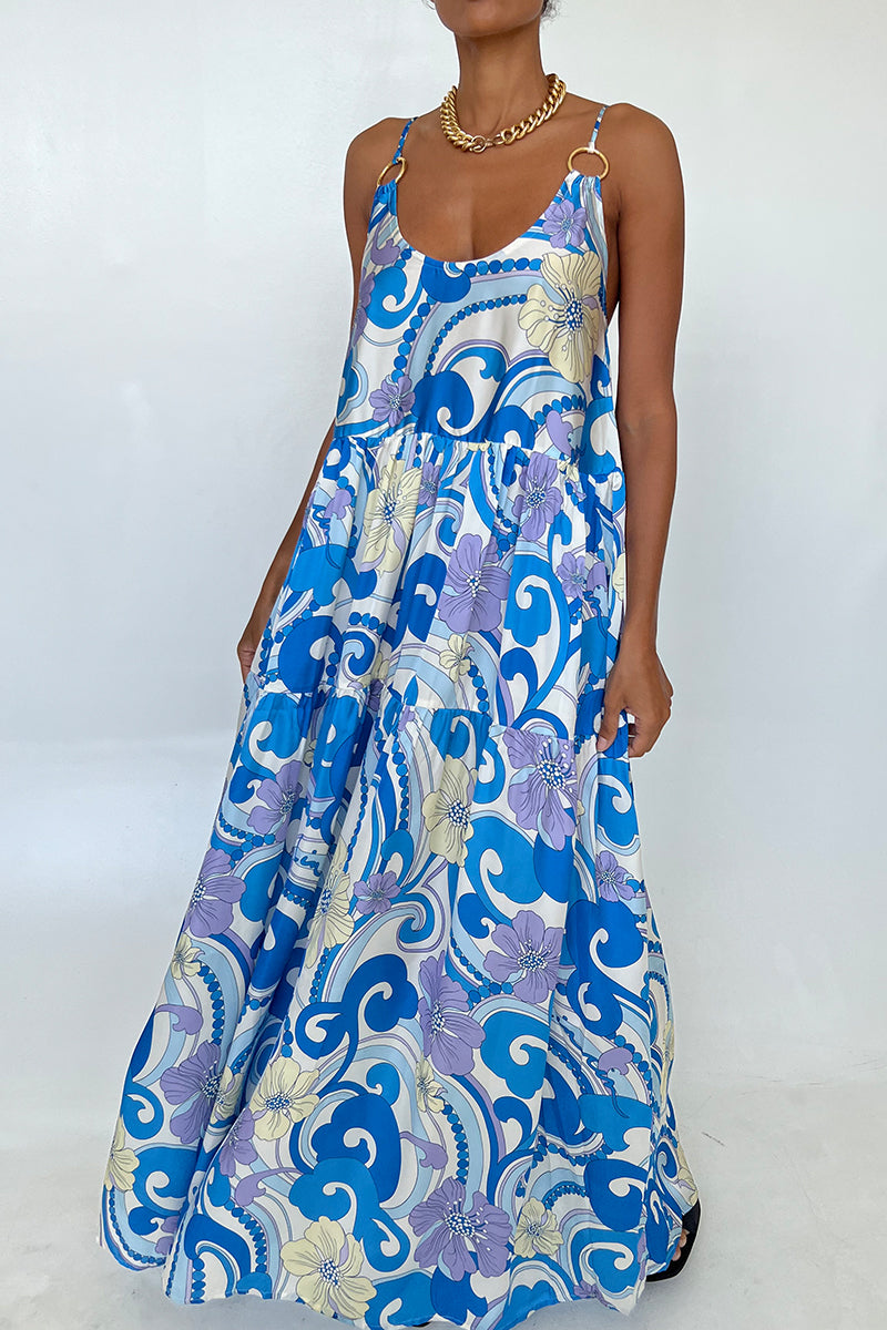 'Anemone' Dress - Ocean - Sample Sale