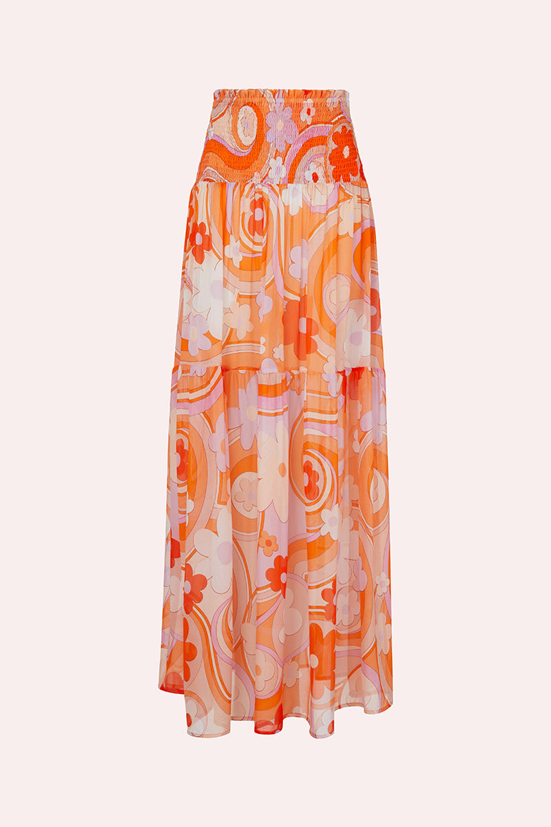 'Vagabond' Maxi Skirt - Bloom