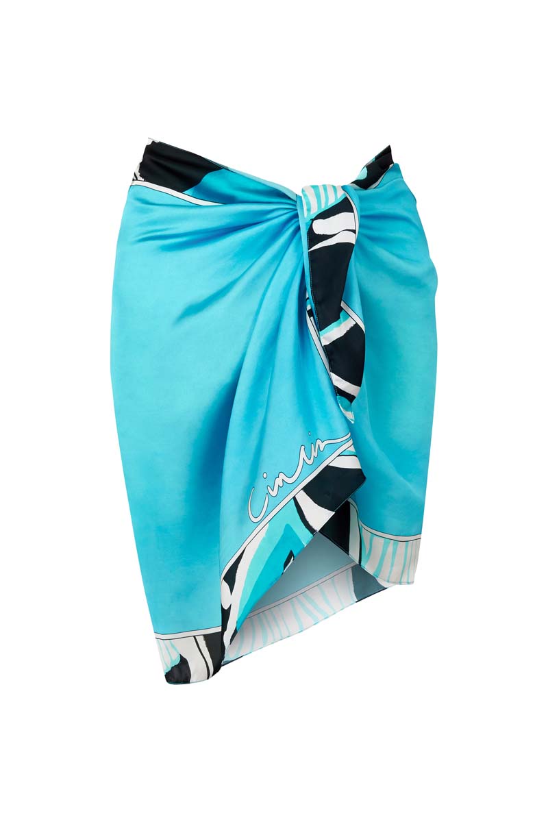 Short Scarf - Artifice Aqua